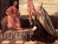 Titian - Tintoretto Pope Alexander IV Presenting Jacopo Pesaro to St Peter